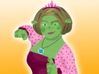 Princess Fiona Dressup image
