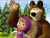 Masha Puzzle Time image